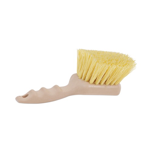 Brushes | Boardwalk BWK4308 5.5 in. Brush 3 in. Tan Plastic Handle Cream Polypropylene Bristles Utility Brush image number 0