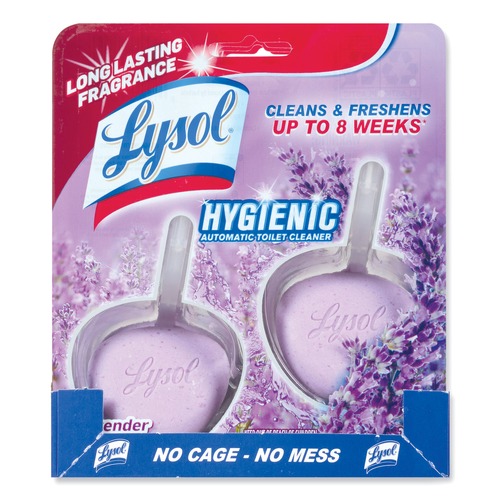 Toilet Bowl Cleaners | LYSOL Brand 19200-83722 Hygienic Automatic Toilet Bowl Cleaner - Cotton Lilac (2/Pack) image number 0
