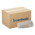 Mop Heads | Boardwalk BWK432C 32 oz. Pro Loop Web/Tailband Premium Standard Mop Head - White (12/Carton) image number 0