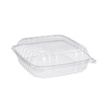 Food Containers & Lids | Dart C95PST1 ClearSeal 9.3 in. x 8.8 in. x 3 in. Hinged-Lid Plastic Containers - Clear (200/Carton) image number 1