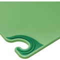 Cutting Boards | San Jamar CBG182412GN 24 in. x 18 in. x 0.5 in. Saf-T-Grip Cutting Board - Green image number 2