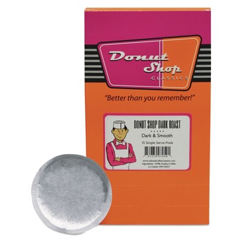 National Coffee Roasters NCR599961590 Donut Shop Coffee Pods - Medium Roast (15/Box)