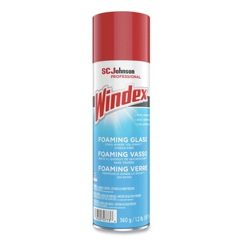 Windex 696501 20 oz Aerosol Spray Foaming Glass Cleaner - Fresh