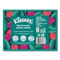 Perforated Roll & Hand Towels | Kleenex 38586 Everyday 8 in. x 9.1 in. 1-Ply Hand Towels - White (60/Box) image number 2