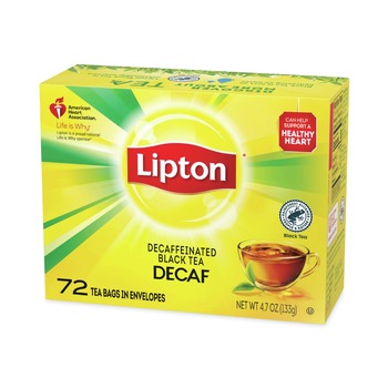 Lipton TJL00290 Tea Bags - Decaffeinated (72/Box)