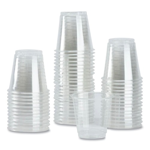 Cups | Karat C-KC3 3 oz PET Plastic Cups - Clear (2500/Carton) image number 0