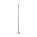 Mop Handles | Boardwalk BWK601 Quick Change 0.88 in. Diameter x 54 in. Metal Head Wooden Mop Handle - Junior, Natural image number 0