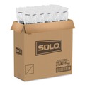 Cup Lids | SOLO TLB316-0004 Traveler Cappuccino Style Dome Lid Fits 10 oz. to 24 oz. Cups - Black (1000/Carton) image number 3