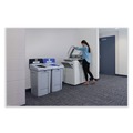 Indoor Waste Receptacles | Rubbermaid Commercial 2171557 Slim Jim 33 gal 1-Stream Mixed Resin Recycling Station - Gray image number 6