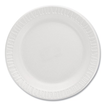 TABLETOP | Dart 6PWQR 6 in. Mediumweight Foam Dinnerware Plates - White (125/Pack)
