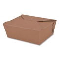 Food Containers & Lids | SCT SCH 0733 ChampPak 7.75 in. x 5.5 in. x 2.5 in. #3 Carryout Boxes - Kraft (200/Carton) image number 4