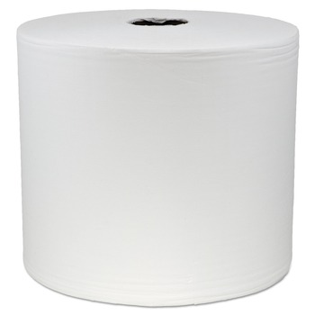 CLEANING CLOTHS AND WIPES | Boardwalk BWK-P050JPW 9 in. x 13 in. Hydrospun Wipers - White (1100/Roll)