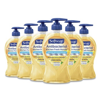 Softsoap US04206A 11.25 oz Antibacterial Hand Soap - Citrus Scent (6/Carton)