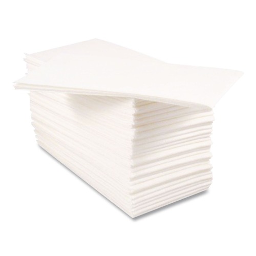 Dinner Napkins | Hoffmaster 066038 15 in. x 17 in. 2-Ply Dinner Napkins - White (4 Packs/Carton) image number 0