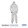 Cleaning Cloths & Wipes | Ansell 38938 A35 Liquid and Particle Protection Coveralls Hooded - Large, White (25/Carton) image number 1