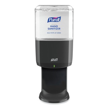 PURELL 7724-01 ES8 5.25 x 8.56 x 12.13 1,200 mL Touch Free Hand Sanitizer Dispenser - Graphite (1/Carton)