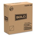Cup Lids | SOLO TL31R2-0007 Traveler Cappuccino Style Dome Lid Fits 10 oz Cups - White (100/Pack, 10 Packs/Carton) image number 1