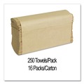 Perforated Roll & Hand Towels | GEN G1508 9 in. x 9.45 in. Multifold Paper Towels - Natural (4000/Carton) image number 9