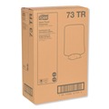 Towel Dispensers | Tork 73TR 11.75 in. x 6.25 in. x 18 in. Folded Towel Dispenser - Smoke (1/Carton) image number 5