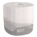 Perforated Roll & Hand Towels | Georgia Pacific Professional 14580/01 1-Ply Pacific Blue Basic Bathroom Tissue - White (80/Carton) image number 3