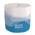 Floor Dusters & Accessories | Georgia Pacific Professional 18280/01 Pacific Blue Select 2-Ply Bathroom Tissue - White (550 Sheets/Roll, 80 Rolls/Carton) image number 1