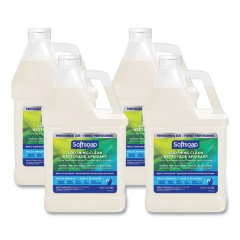SOAP REFILLS | Softsoap 61036483 1 gal. Bottle Liquid Hand Soap Refill with Aloe - Aloe Vera Fresh Scent (4/Carton)
