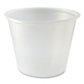 Cups | Fabri-Kal 000000000009500518 5.5 oz. Plastic Portion Cups - Translucent (20/Carton) image number 1