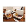 Food Containers & Lids | Pactiv Corp. NOB04SW 77 oz 9 x 4.85 x 2.7 EarthChoice OneBox Paper Box - White (162/Carton) image number 3