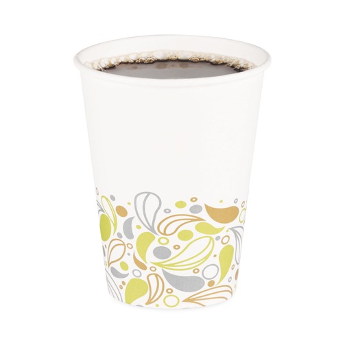 Cups | Boardwalk BWKDEER12HCUP 12 oz. Deerfield Printed Paper Hot Cups (50 Cups/Sleeve, 20 Sleeves/Carton) image number 0