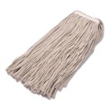 Mop Heads | Carlisle 369720B00 20 oz Full Weight Cut End Cotton Mop Head - White image number 2