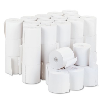 PM Company 7702 3 in. x 150 ft. Impact Bond Paper Rolls - White (50/Carton)