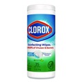 Cleaning Cloths & Wipes | Clorox 01593 7 in. x 8 in. 1-Ply Disinfecting Wipes - Fresh Scent, White (35/Canister) image number 2