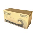 Cutlery Kits | Boardwalk BWK3COMBOKITPP 6.97 in. Plastic Mediumweight Fork/Knife/Spoon 3-Piece Cutlery Kit - White (250/Carton) image number 4