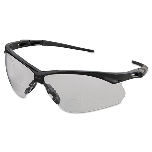 Eye Protection | Ansell 28627 V60 Nemesis Rx Plus 2.5 Diopter Reader Safety Glasses - Black Frame/Clear Lens image number 0