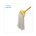 Mop Heads | Boardwalk BWK2032R #32 Cut-End Rayon Wet Mop Head - White image number 3