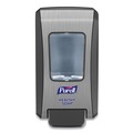Soap Dispensers | PURELL 5234-06 2000 ml 6.5 in. x 4.65 in. x 11.86 in. Fmx-20 Soap Push-Style Dispenser - Graphite/Chrome (6/carton) image number 0