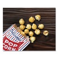 Food & Utility Bags | Bagcraft 300471 Pinch-Bottom Paper Popcorn Bag - Blue/Red/White (1000/Carton) image number 3
