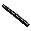 Brushes | Unger PB55A 22 in. Brush Polypropylene Bristles Sanitary Brush with Squeegee - Black Bristles image number 2