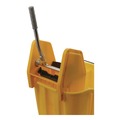 Buckets & Wringers | Carlisle 4690404 35 qt OmniFit Mop Bucket with Down Press Wringer - Yellow image number 2