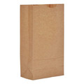 Grocery Bags | Ross & Wallace Paper Products 100310500PK/BL 7 in. x 4.38 in. x 13.75 in. #10 Size Grocery Paper Bags - Kraft (500/Bundle) image number 0