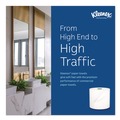 Perforated Roll & Hand Towels | Kleenex 25630 7.5 in. x 700 ft. 1-Ply Hard Roll Paper Towels with Premium Absorbency Pockets - White/Green Core (6-Rolls/Carton) image number 9