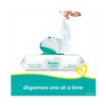 Hand Sanitizing Wipes | Pampers 80741436 1-Ply 6.8 in. x 7 in. Unscented Sensitive Baby Wipes - White (8/Carton) image number 9