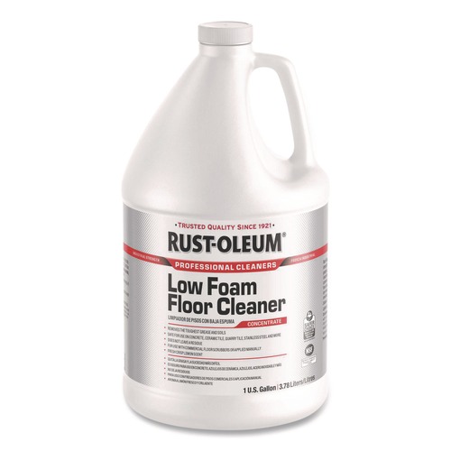 Floor Cleaners | Rust-Oleum 382263 1 Gallon Industrial Low Foam Floor Cleaner - Lemon Scent (4/Carton) image number 0