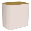 Dispenser Napkins | Boardwalk BWK6000INTK 6.3 in. x 8.5 in. 1-Ply Interfold Napkins - Kraft (12/Carton) image number 2
