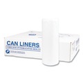 High-Density Trash Bags | Inteplast Group VALH3340N16 33 in. x 39 in. 33 Gallon 14 microns High-Density Commercial Can Liners Value Pack - Clear (250/Carton) image number 4