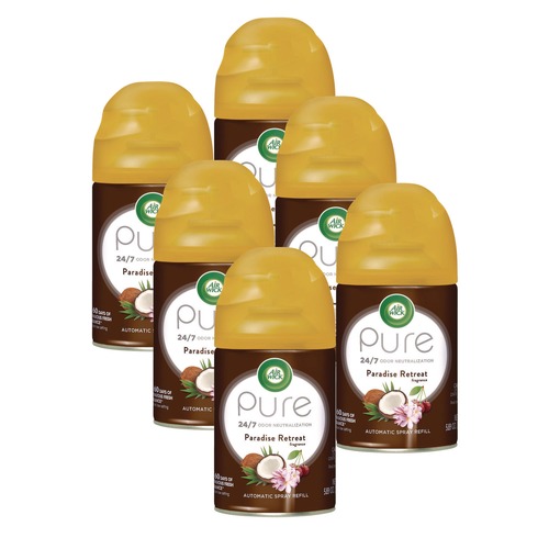 Air Fresheners & Odor Eliminators | Air Wick 62338-91099 Freshmatic Life Scents 5.89 oz. Aerosol Spray Ultra Refill - Paradise Retreat (6/Carton) image number 0
