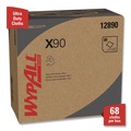 Perforated Roll & Hand Towels | WypAll 12890 X90 POP-UP Box 2-Ply 8.3 in. x 16.8 in. Cloths - Denim Blue (68/Box, 5 Boxes/Carton) image number 3