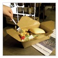 Food Containers & Lids | GEN KS10122 Reclosable 76 oz. Paper Take-Out Box - Kraft (200/Carton) image number 2