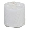 Plates | Pactiv Corp. 0TH100090000 Placesetter 9 in. Diameter Plate Satin Non-Laminated Foam Dinnerware - White (500/Carton) image number 1