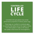 Repro Trash Bags | Stout by Envision G2430W70 13 Gallon 0.7 mil 24 in. x 30 in. Controlled Life-Cycle Plastic Trash Bags - White (120/Box) image number 6